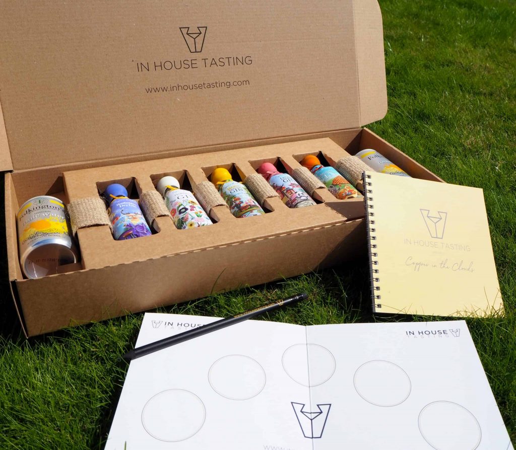 Miniature gin gift set virtual gin tasting